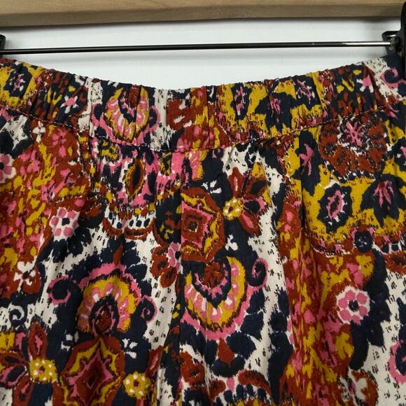 H&M | NWT Bright Colorful Printed Pull On Straight Leg Palazzo Pants - Picture 3 of 6